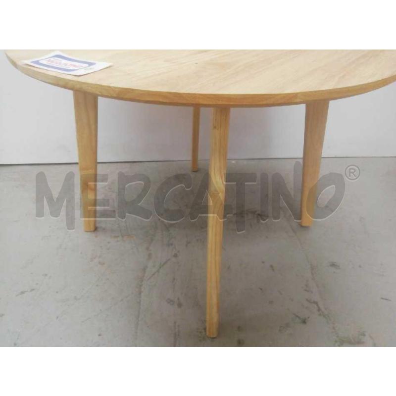 TAVOLINO LEGNO TONDO | Mercatino dell'Usato Moncalieri bengasi 3