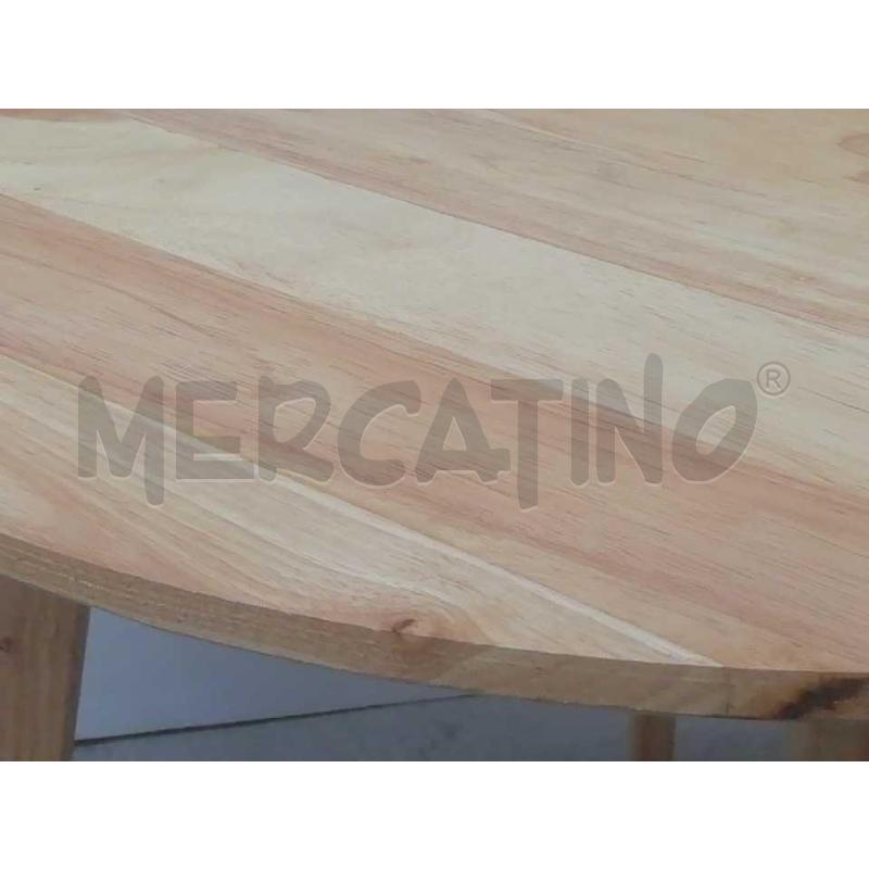 TAVOLINO LEGNO TONDO | Mercatino dell'Usato Moncalieri bengasi 5