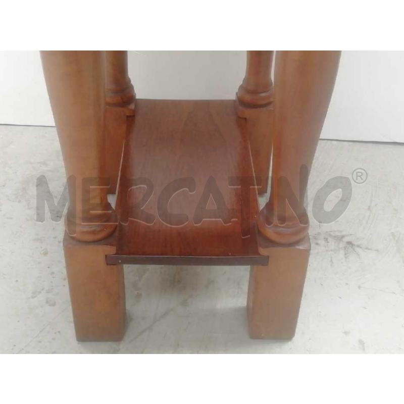 TAVOLINO OTTAGONALE LEGNO  | Mercatino dell'Usato Moncalieri bengasi 3