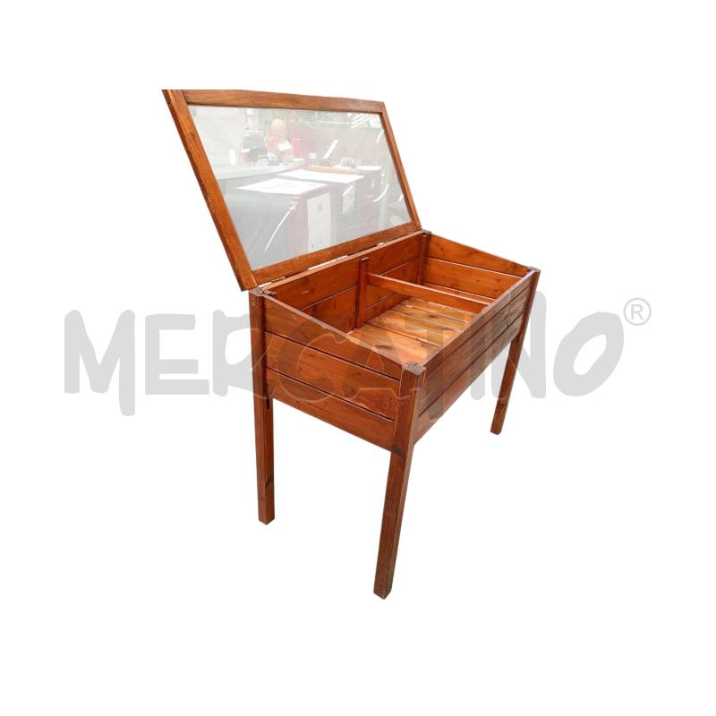 TAVOLO A BACHECA PIANO LEGNO PLEXIGLASS | Mercatino dell'Usato Moncalieri bengasi 3
