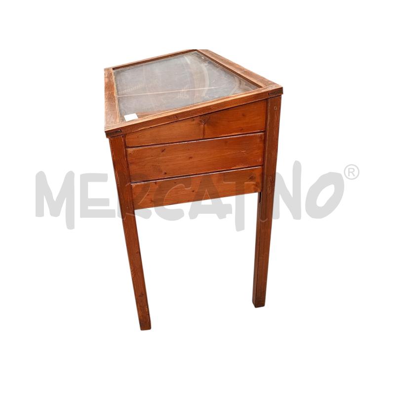 TAVOLO A BACHECA PIANO LEGNO PLEXIGLASS | Mercatino dell'Usato Moncalieri bengasi 4