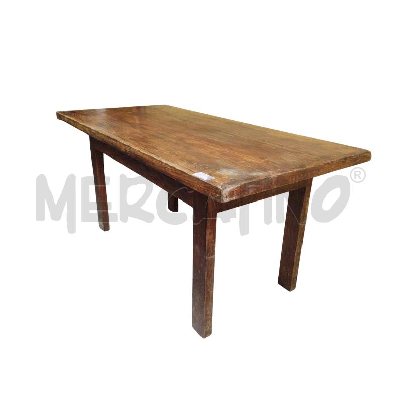 TAVOLO RETT. IN LEGNO 80 X 120 CM  | Mercatino dell'Usato Moncalieri bengasi 2