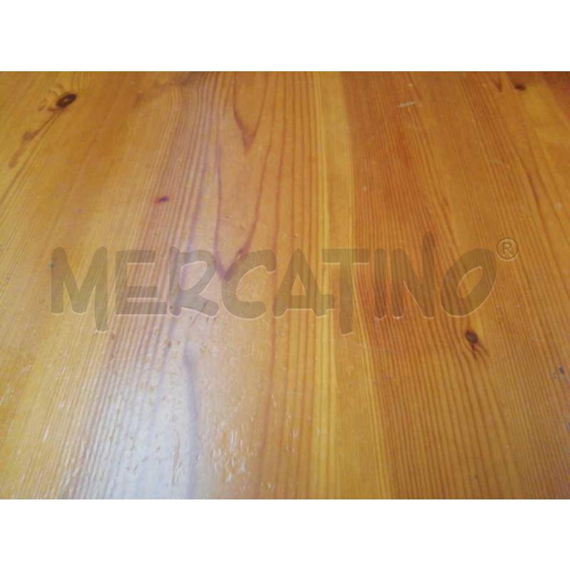TAVOLO RETTANGOLARE ALLUNGABILE PINO MASSICCIO | Mercatino dell'Usato Moncalieri bengasi 5