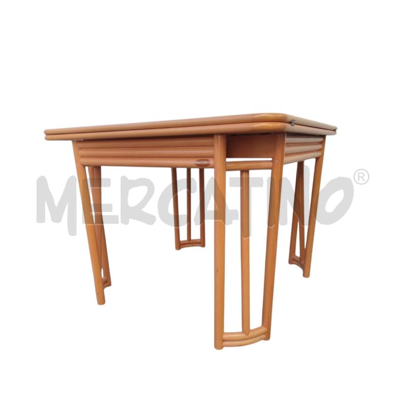 TAVOLO VINTAGE LEGNO/BAMBU BY ROBERTI RATTAN | Mercatino dell'Usato Moncalieri bengasi 3