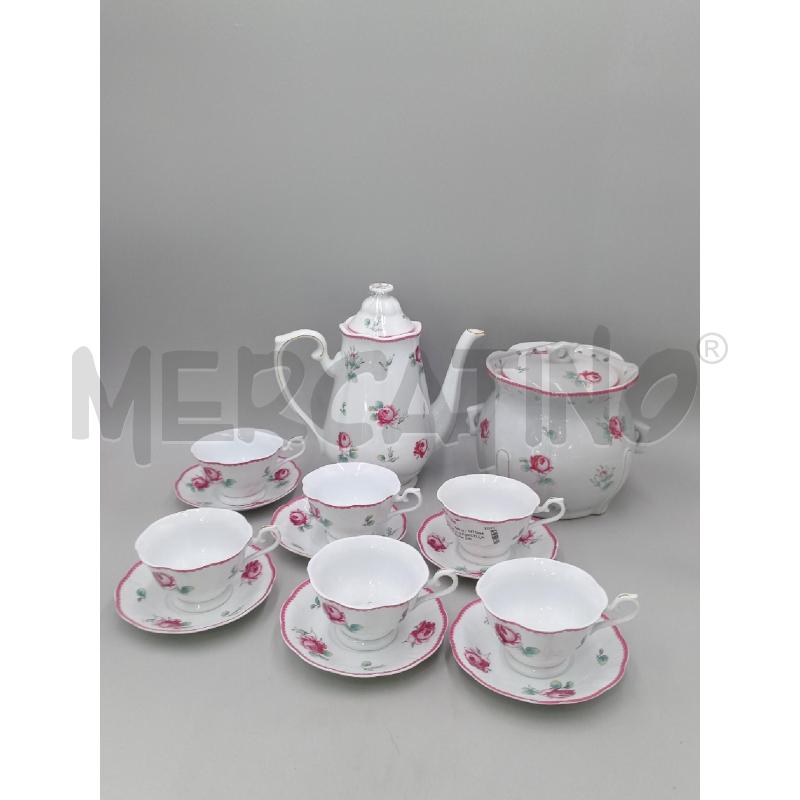 TAZZE PZ.6+2 PORCELLANA SOFT ROSE STILE VENETIAN | Mercatino dell'Usato Moncalieri bengasi 1