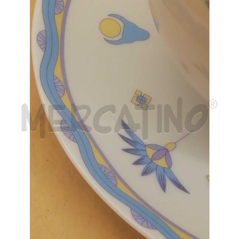 TAZZE PZ.6 CERAMICA HOLLOHAZA HUNGARY DECORO FIORI  | Mercatino dell'Usato Moncalieri bengasi 4