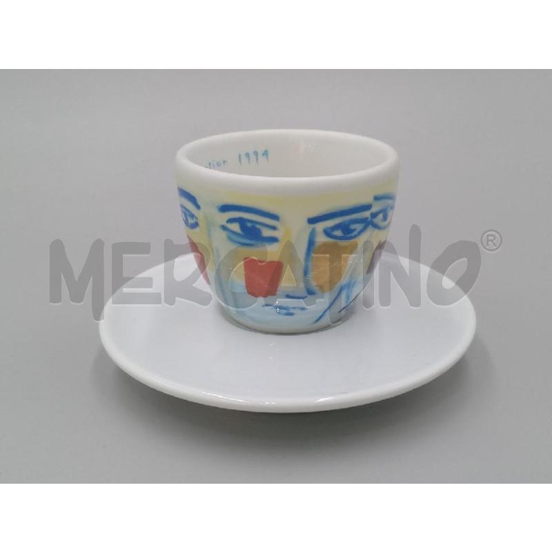 TAZZINA CERAMICA ILLY COLLECTION 1999 SANDRO CHIA  | Mercatino dell'Usato Moncalieri bengasi 1