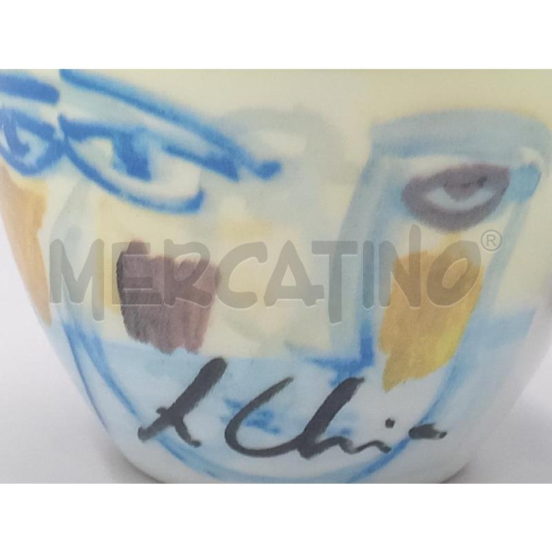 TAZZINA CERAMICA ILLY COLLECTION 1999 SANDRO CHIA  | Mercatino dell'Usato Moncalieri bengasi 2