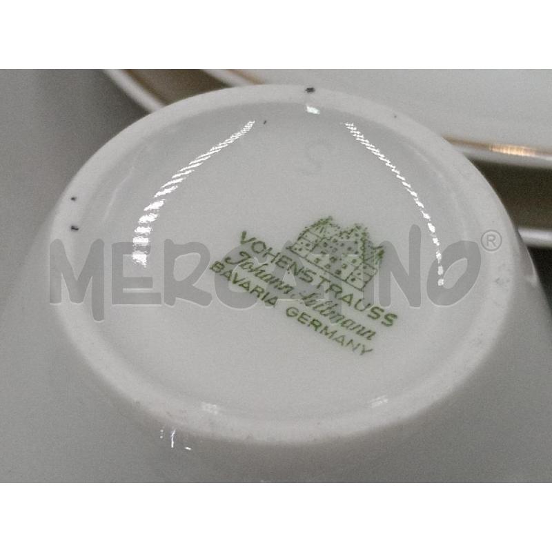 TAZZINE CAFFE 12PZ+TEIERA+ZUCCHERIERA JOHANN BAVARIA | Mercatino dell'Usato Moncalieri bengasi 5
