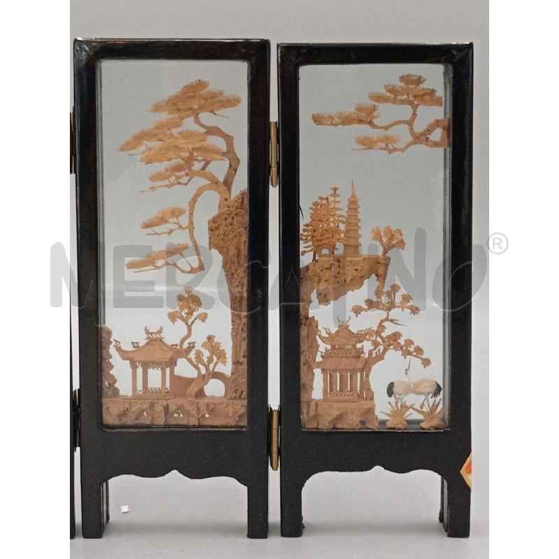 TECA DA ESPOSIZIONE 4 DIORAMI STILE CHINA  | Mercatino dell'Usato Moncalieri bengasi 4