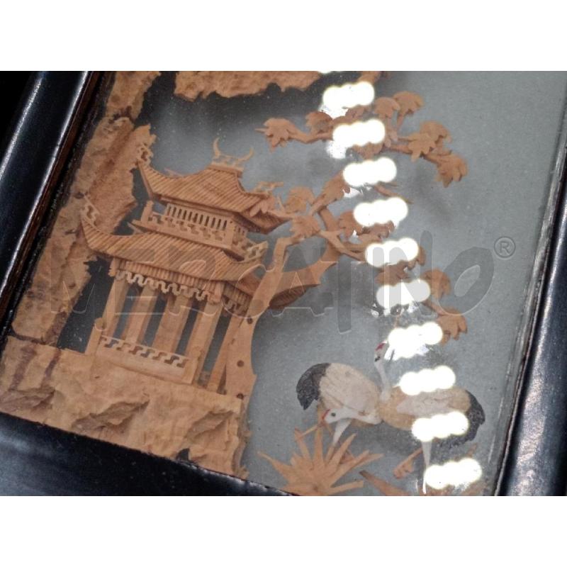 TECA DA ESPOSIZIONE 4 DIORAMI STILE CHINA  | Mercatino dell'Usato Moncalieri bengasi 5