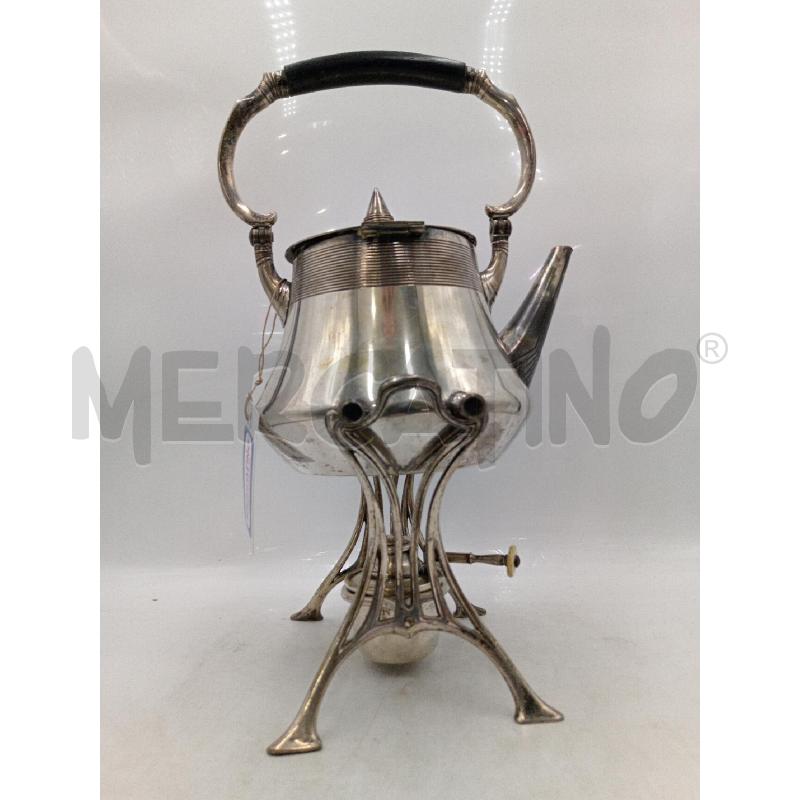 TEIERA METALLO CON FORNELLETTO H. 40 | Mercatino dell'Usato Moncalieri bengasi 1