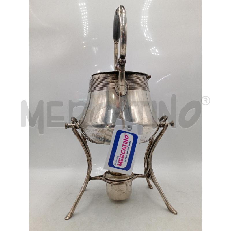 TEIERA METALLO CON FORNELLETTO H. 40 | Mercatino dell'Usato Moncalieri bengasi 2