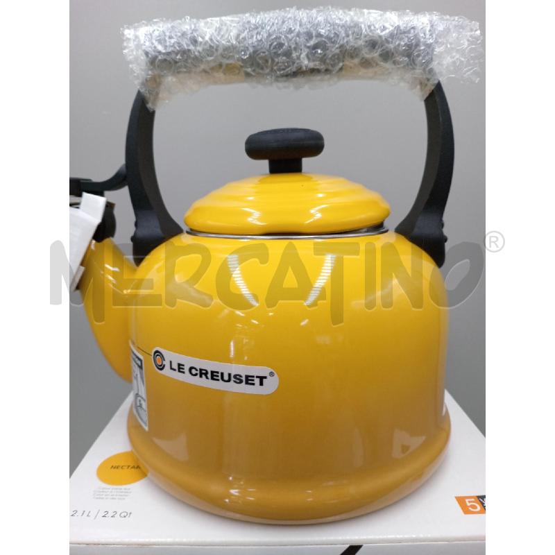 TEIERA TEA KETTLE LE CREUSET TRADITION NECTAR 2.1L CON SCATOLA MAI USATA | Mercatino dell'Usato Moncalieri bengasi 2