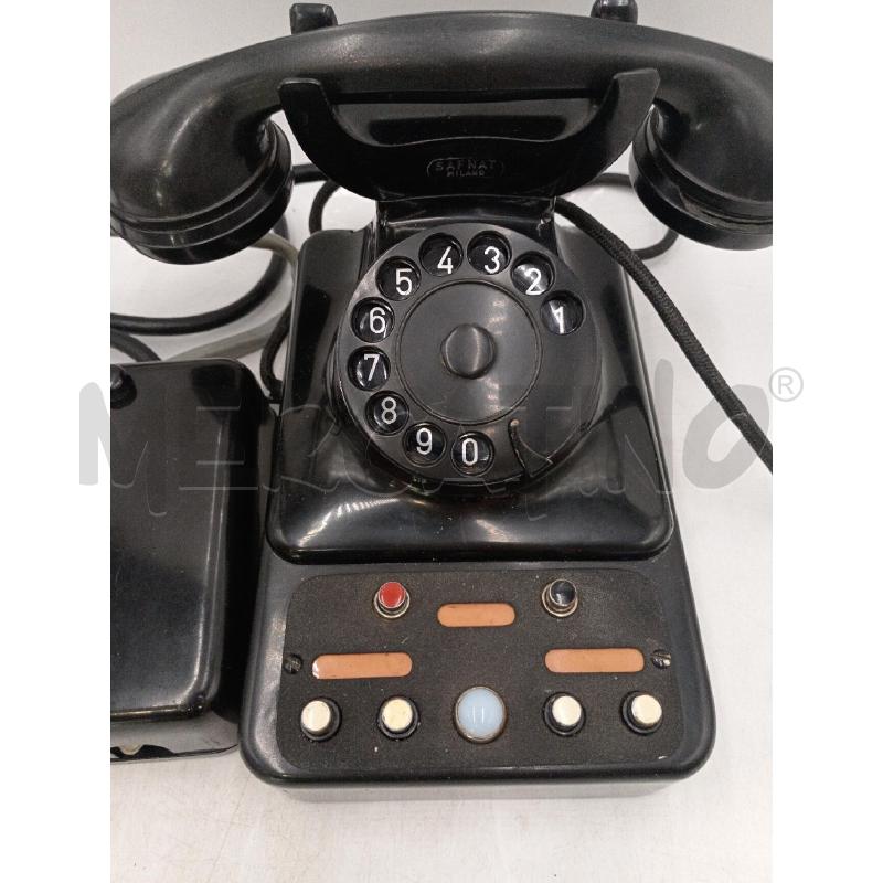 TELEFONO  DA TAVOLO CON CON SMISTATORE SAFNAT BACHELITE | Mercatino dell'Usato Moncalieri bengasi 2