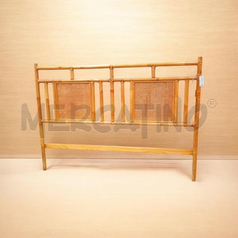 TESTIERA LETTO BAMBU MATRIMONIALE | Mercatino dell'Usato Moncalieri bengasi 1