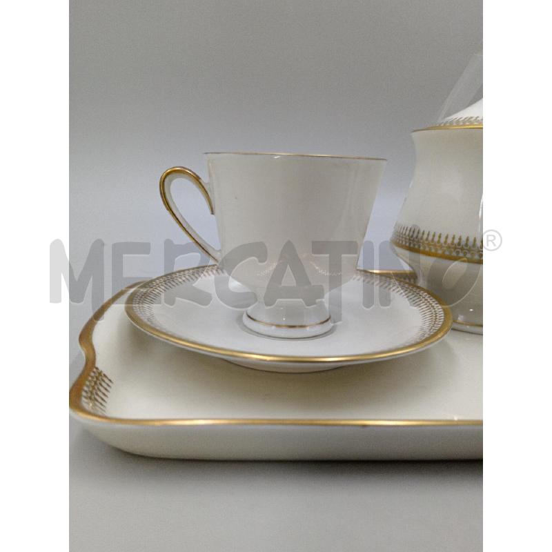 TETE A TETE CERAMICA BAVARIA C/BORDO DORATO LAVORATO  | Mercatino dell'Usato Moncalieri bengasi 2