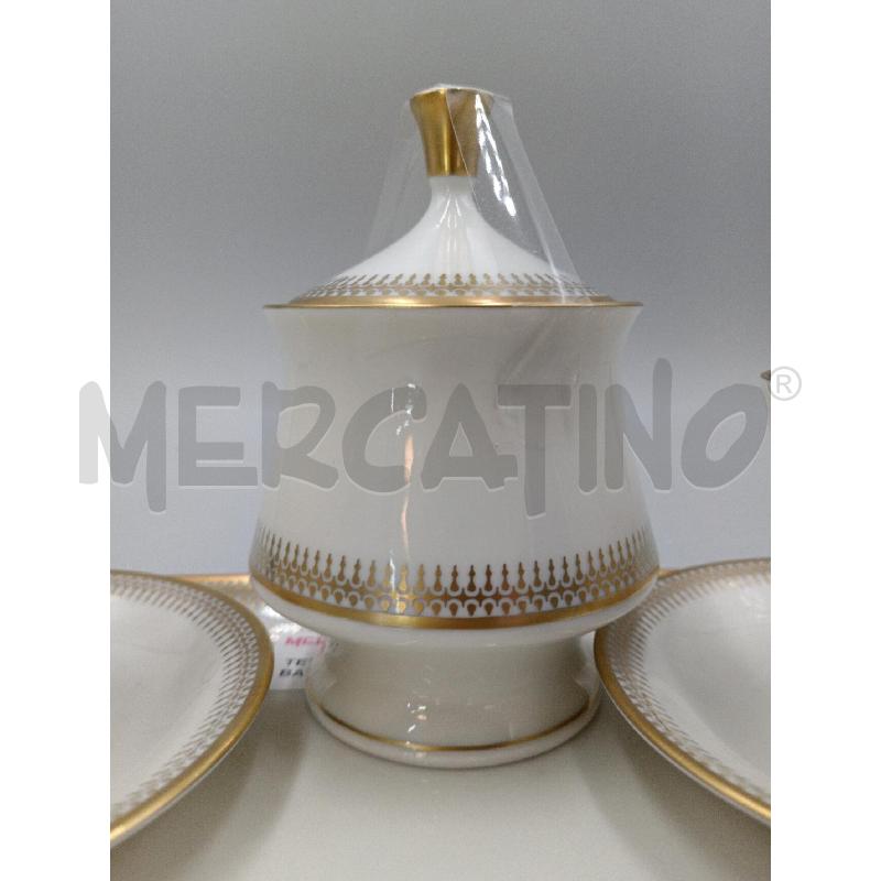 TETE A TETE CERAMICA BAVARIA C/BORDO DORATO LAVORATO  | Mercatino dell'Usato Moncalieri bengasi 3