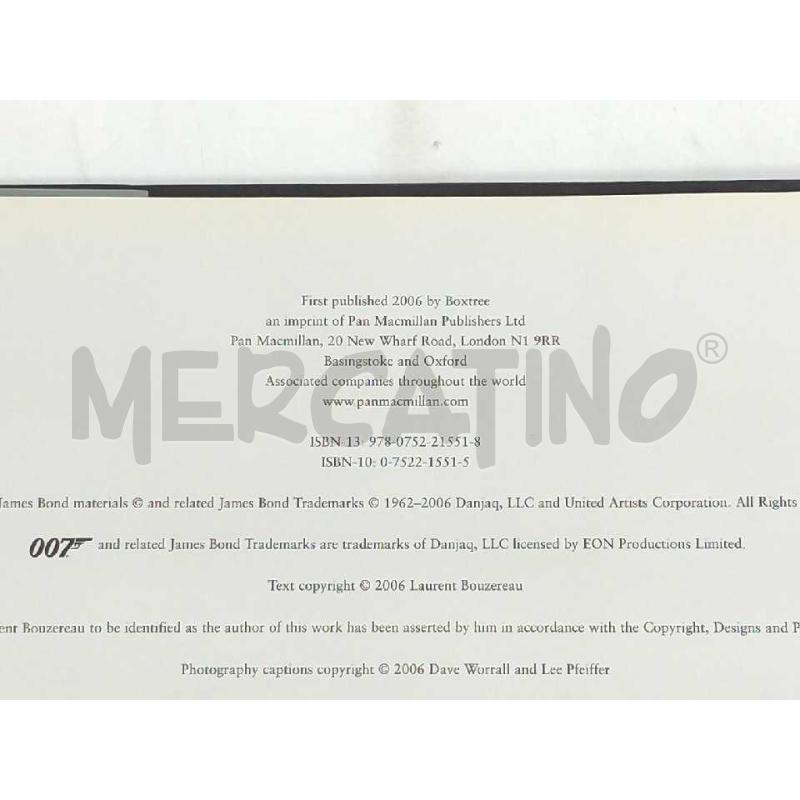 THE ART OF BOND 007 LINGUA INGLESE EDIZIONI BOXTREE | Mercatino dell'Usato Moncalieri bengasi 3