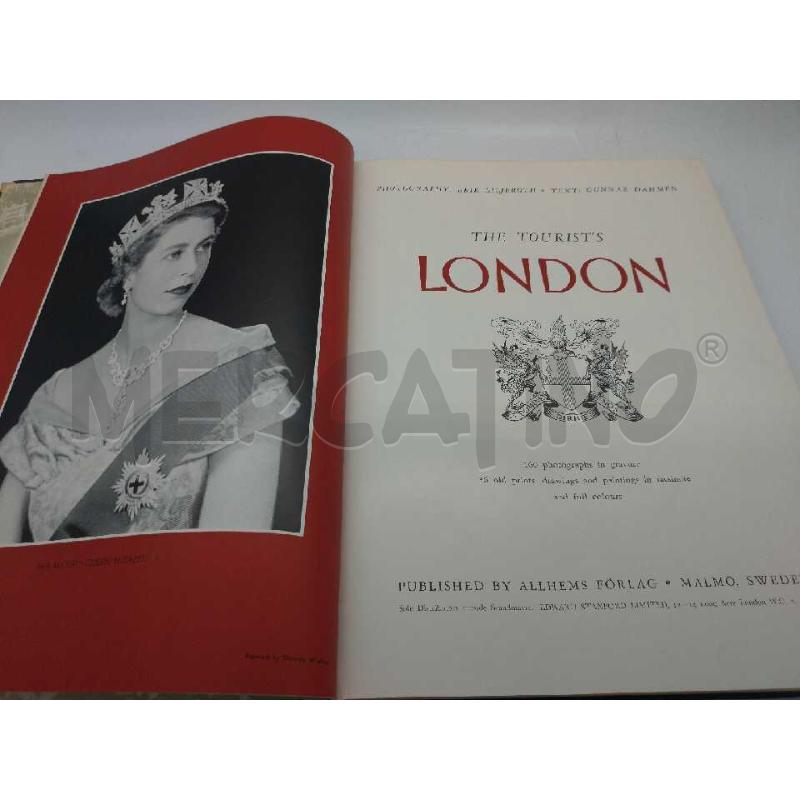 THE TOURIST'S LONDON ALLHEMS FORLAG MALMO SWEDEN 1953 | Mercatino dell'Usato Moncalieri bengasi 2