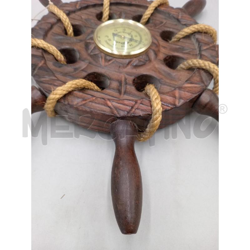 TIMONE LEGNO C/CORDA C/TERMOMETRO INTERNO  | Mercatino dell'Usato Moncalieri bengasi 3
