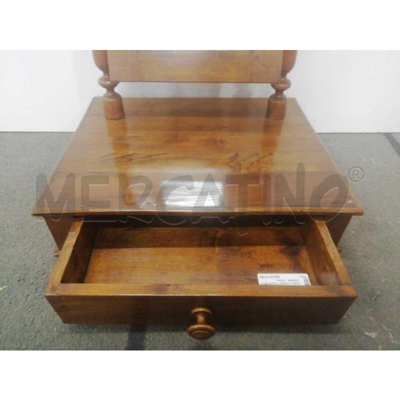 TOELETTA LEGNO C/SPECCHIERA E CASSETTO | Mercatino dell'Usato Moncalieri bengasi 2