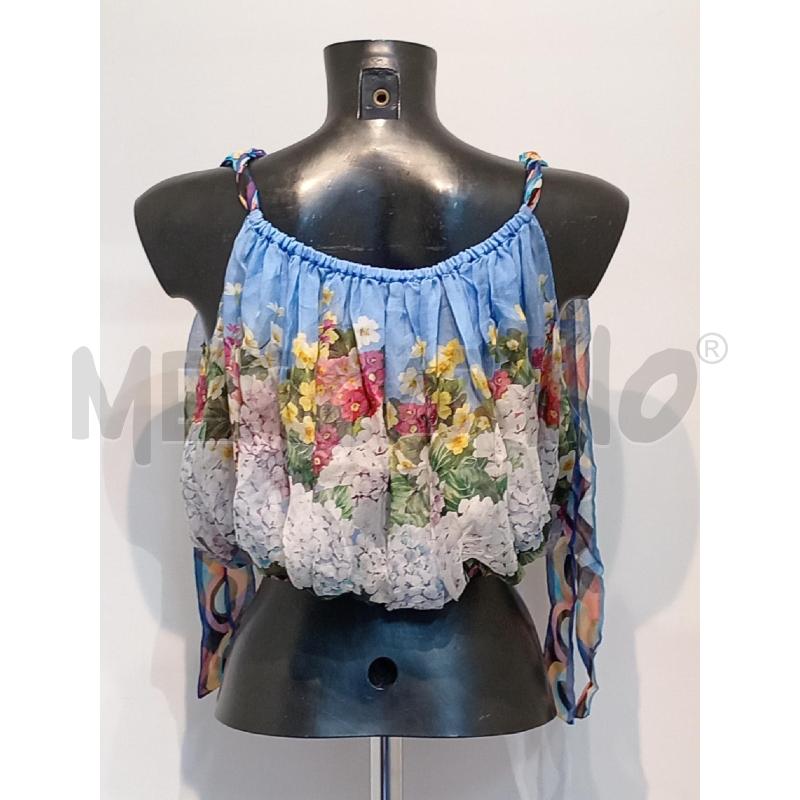 TOP DOLCE & GABBANA AZZURRO FIORI | Mercatino dell'Usato Moncalieri bengasi 2