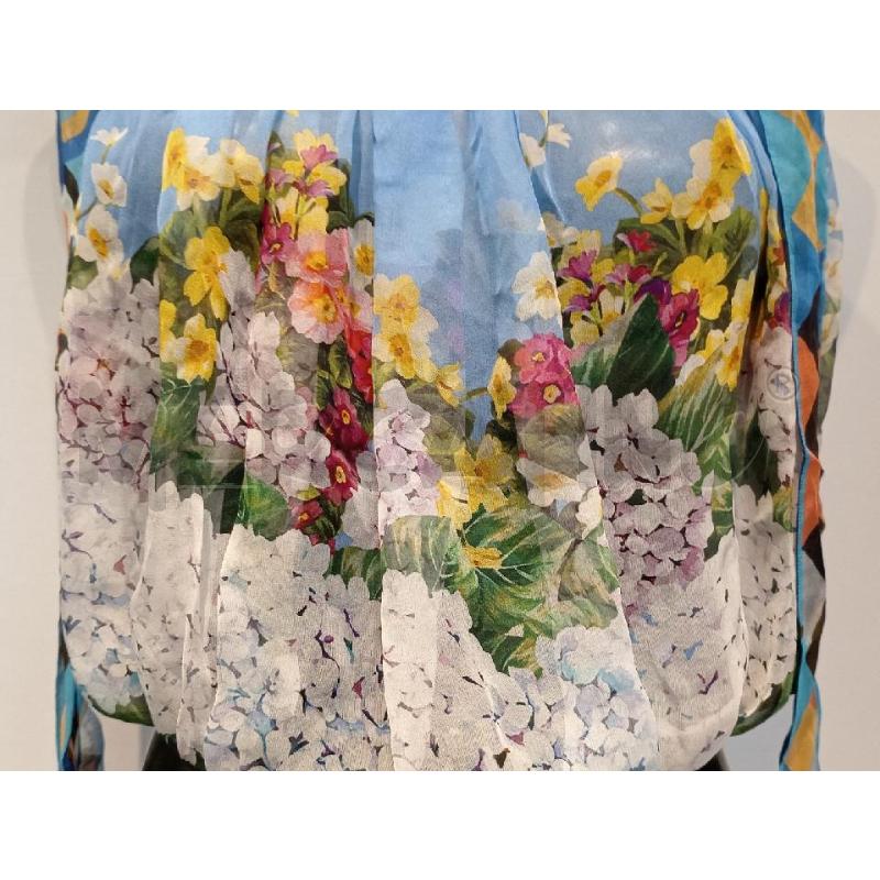 TOP DOLCE & GABBANA AZZURRO FIORI | Mercatino dell'Usato Moncalieri bengasi 4