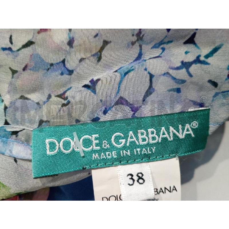 TOP DOLCE & GABBANA AZZURRO FIORI | Mercatino dell'Usato Moncalieri bengasi 5