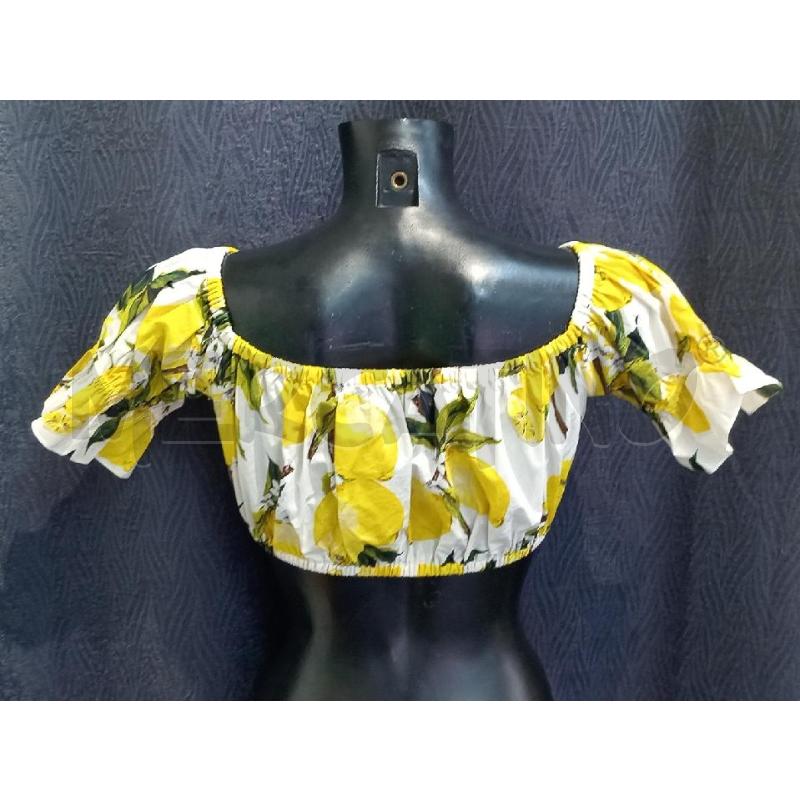 TOP DOLCE & GABBANA BIANCO LIMONI | Mercatino dell'Usato Moncalieri bengasi 2