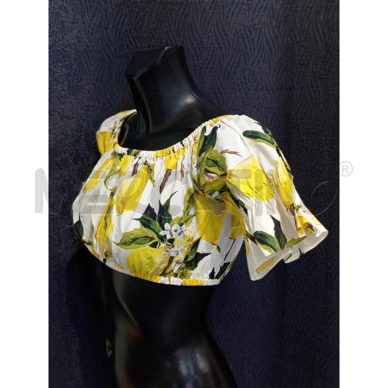 TOP DOLCE & GABBANA BIANCO LIMONI | Mercatino dell'Usato Moncalieri bengasi 3