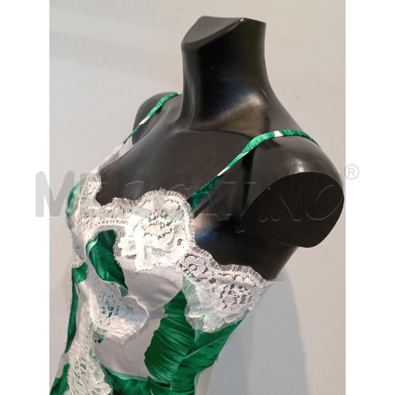 TOP DOLCE & GABBANA BIANCO VERDE PIZZO | Mercatino dell'Usato Moncalieri bengasi 3