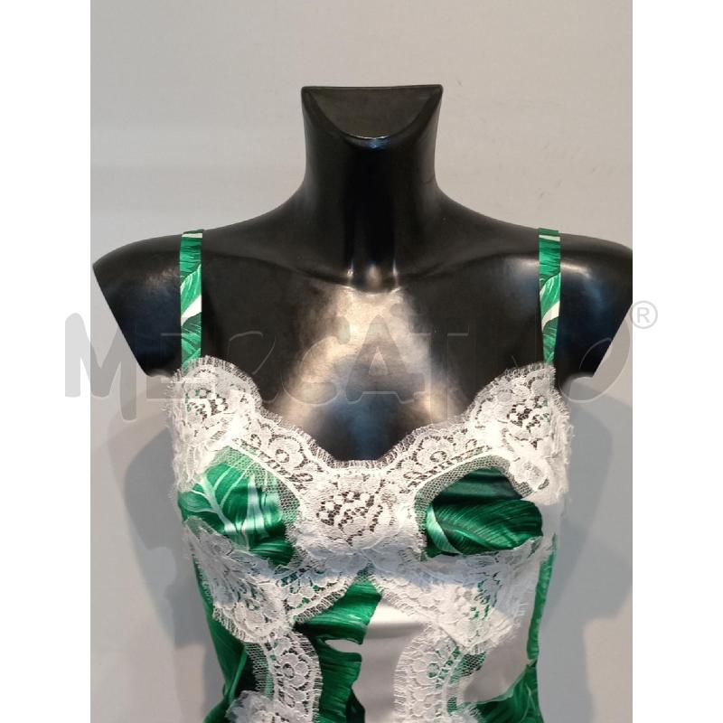 TOP DOLCE & GABBANA BIANCO VERDE PIZZO | Mercatino dell'Usato Moncalieri bengasi 4
