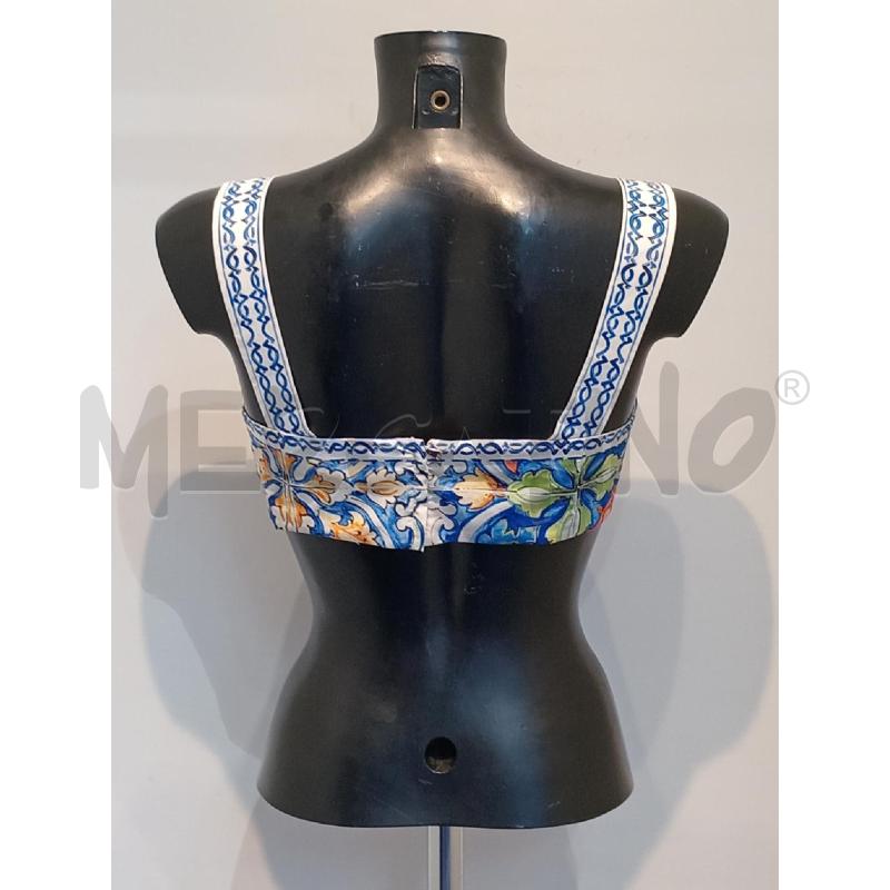TOP DOLCE & GABBANA SICILIA BLU FIORI | Mercatino dell'Usato Moncalieri bengasi 2