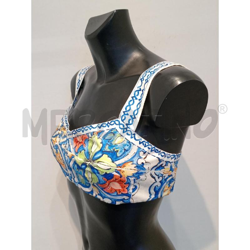 TOP DOLCE & GABBANA SICILIA BLU FIORI | Mercatino dell'Usato Moncalieri bengasi 3