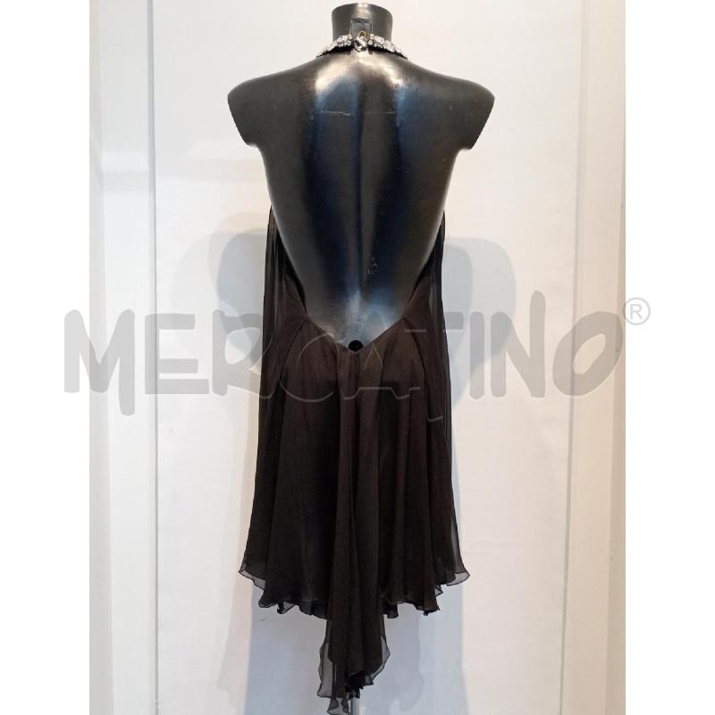 TOP DONNA DSQUARED NERO VELATOCOLLETTO STRASS | Mercatino dell'Usato Moncalieri bengasi 2