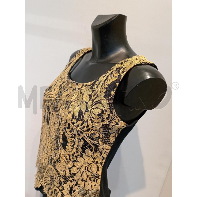 TOP LE RIBELLI BEIGE NERO PIZZO BEIGE | Mercatino dell'Usato Moncalieri bengasi 3