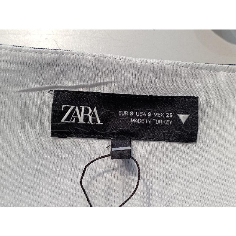 TOP ZARA BIANCO BLU QUADRETTI | Mercatino dell'Usato Moncalieri bengasi 5