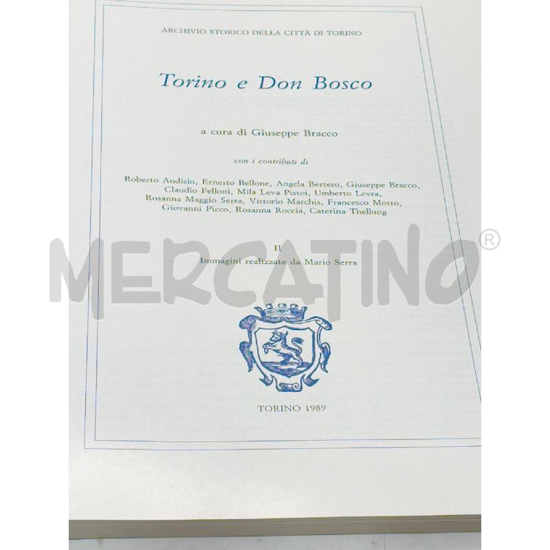 TORINO E DON BOSCO ARCHIVIO STORICO CITTA' DI TORINO STAMPERIA DEGLI ARTISTI 1989 3 VOLUMI CON COFAN | Mercatino dell'Usato Moncalieri bengasi 4