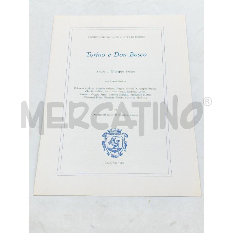 TORINO E DON BOSCO ARCHIVIO STORICO CITTA' DI TORINO STAMPERIA DEGLI ARTISTI 1989 3 VOLUMI CON COFAN | Mercatino dell'Usato Moncalieri bengasi 5