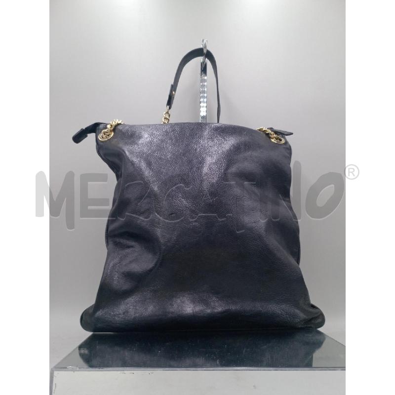 TRACOLLA DONNA ELISABETTA FRANCHI NERA CON CATENA  | Mercatino dell'Usato Moncalieri bengasi 2