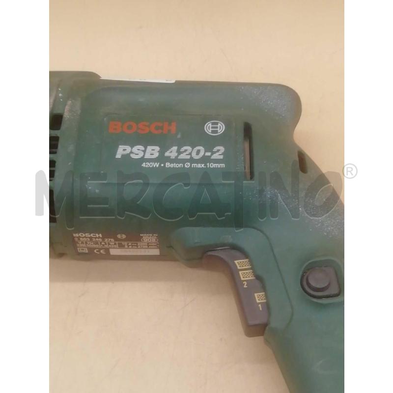 TRAPANO ELETTRICO BOSCH PSB 420-2 | Mercatino dell'Usato Moncalieri bengasi 4