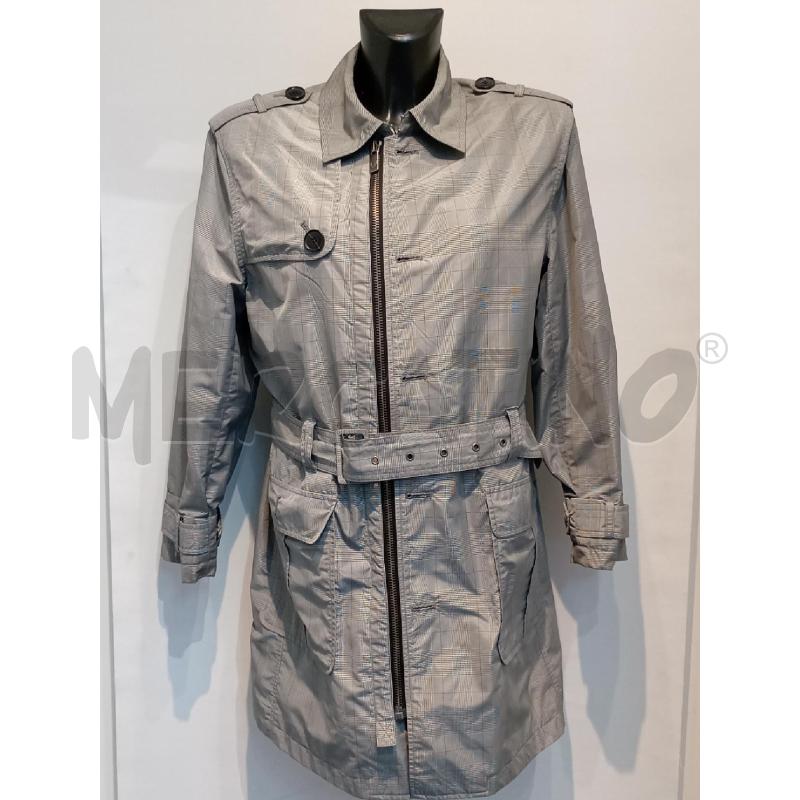 TRENCH DONNA BEN SHERMAN GRIGIO QUADRI | Mercatino dell'Usato Moncalieri bengasi 1