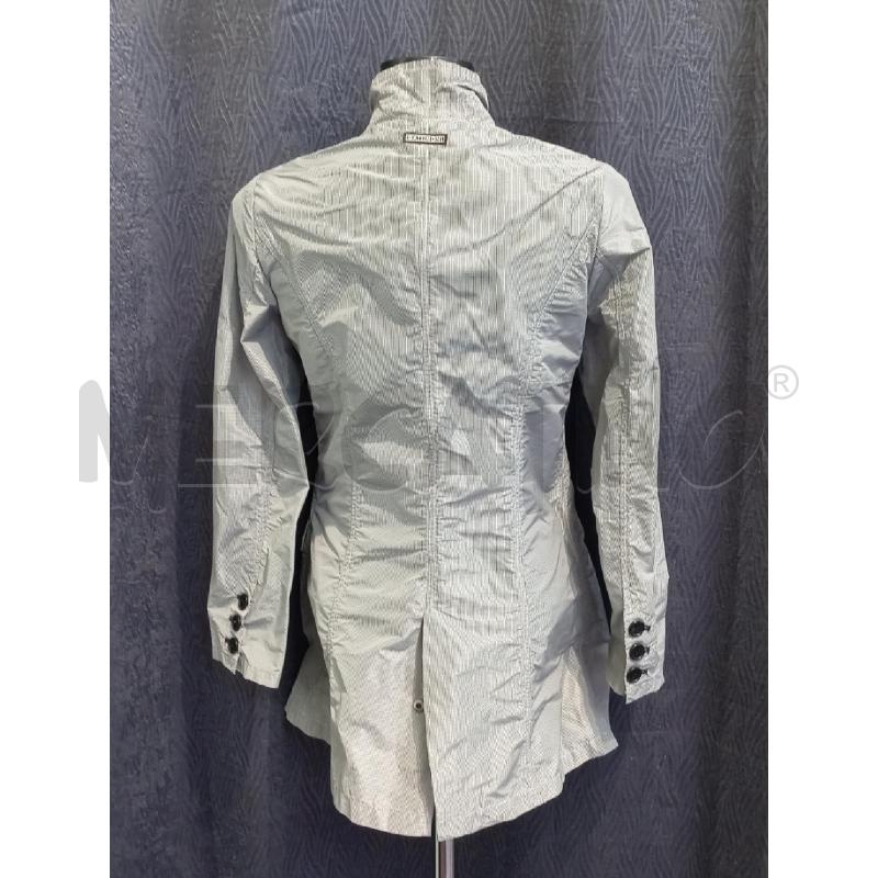 TRENCH DONNA GATTINONI GRIGIO QUADRETTINI | Mercatino dell'Usato Moncalieri bengasi 2