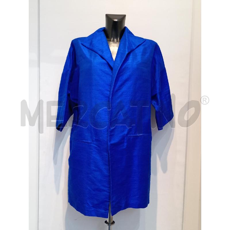 TRENCH DONNA LUISA SPAGNOLI BLUETTE SETA | Mercatino dell'Usato Moncalieri bengasi 1