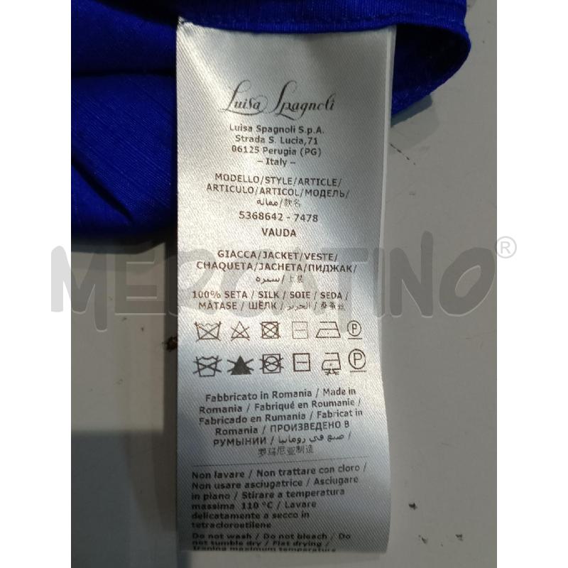 TRENCH DONNA LUISA SPAGNOLI BLUETTE SETA | Mercatino dell'Usato Moncalieri bengasi 4