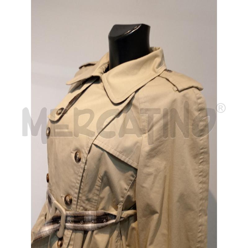 TRENCH DONNA MARIA GRAZIA PANIZZIBEIGE DOPPIO PETTO   | Mercatino dell'Usato Moncalieri bengasi 3