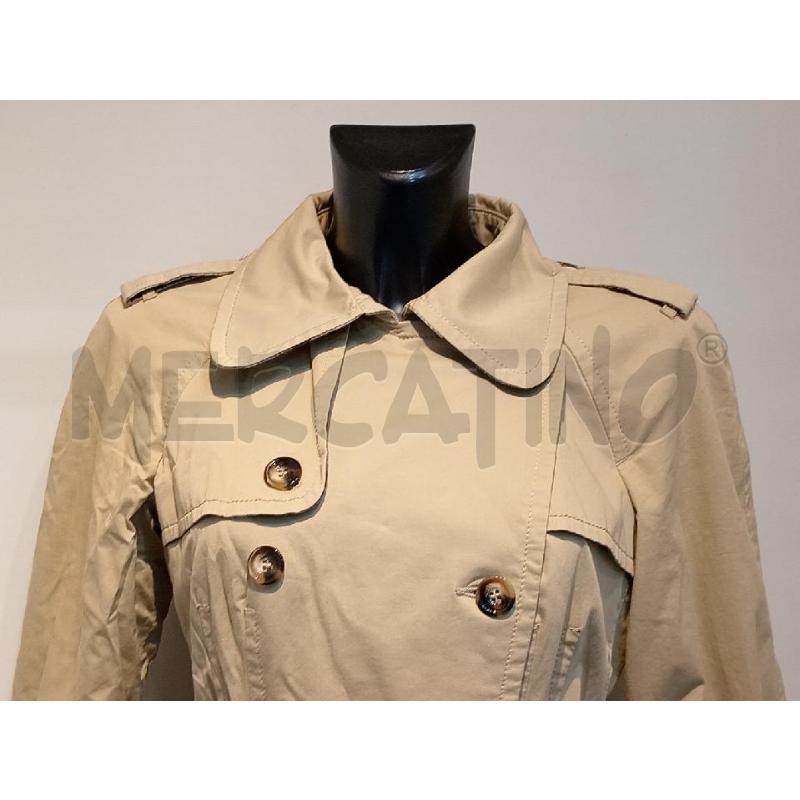 TRENCH DONNA MARIA GRAZIA PANIZZIBEIGE DOPPIO PETTO   | Mercatino dell'Usato Moncalieri bengasi 4