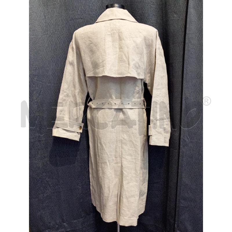 TRENCH DONNA MICHEL KORS BEIGE LINO DOPPIOPETTO | Mercatino dell'Usato Moncalieri bengasi 2