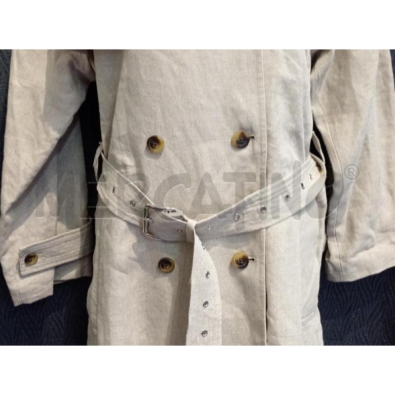 TRENCH DONNA MICHEL KORS BEIGE LINO DOPPIOPETTO | Mercatino dell'Usato Moncalieri bengasi 3